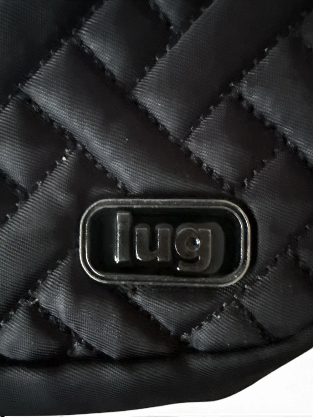 Lug Carousel RFID Black Quilted Crossbody Bag Entry Travel Purse Organizer